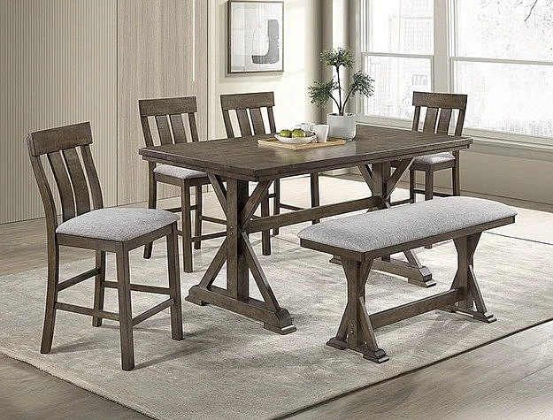 Crown Mark Lloyd 6pc Counter Height Dining Room Set