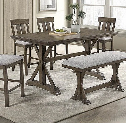 Crown Mark Lloyd Rectangular Counter Height Table 2837T-3671