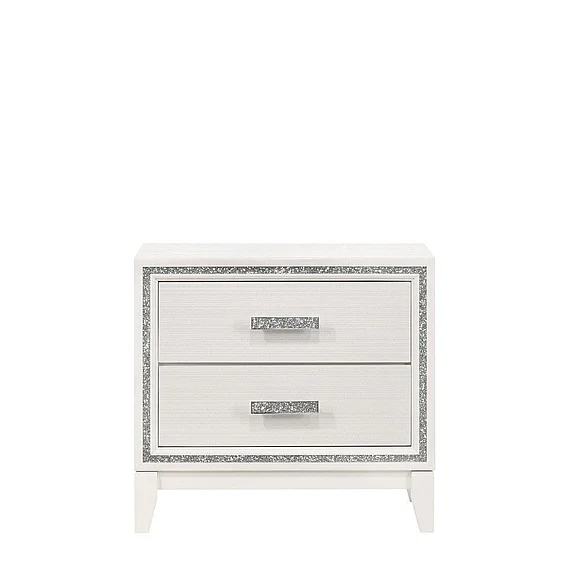 ACME Haiden Nightstand in White 28453