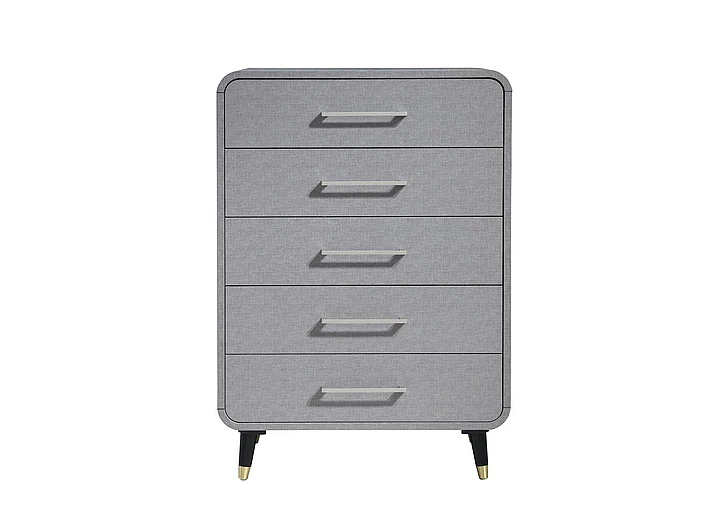 Emma Mason Signature Timberlore 5 Drawer Chest in Gray