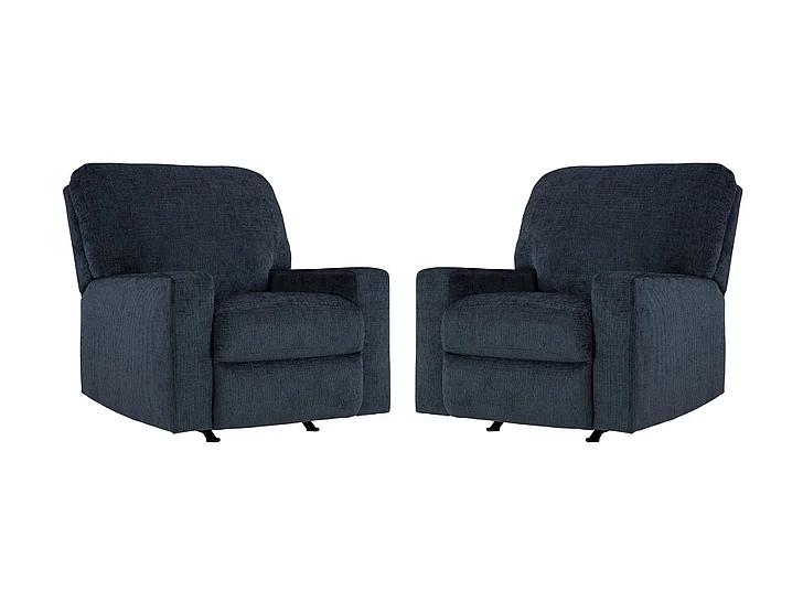 Aviemore Rocker Recliner in Ink 2430325 (Set of 2)