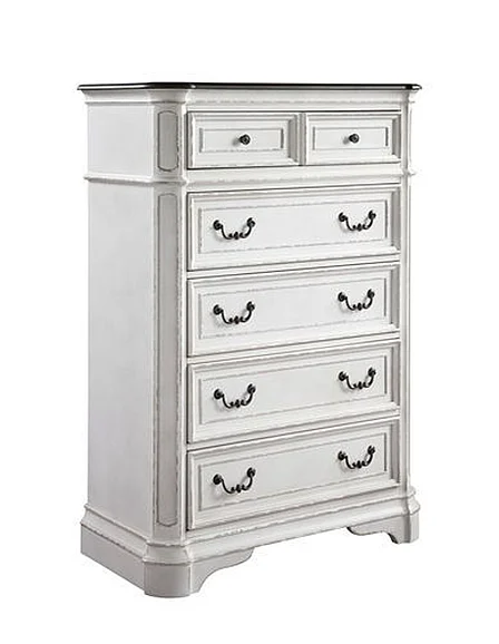 Acme Furniture Florian Chest in Antique White 28726