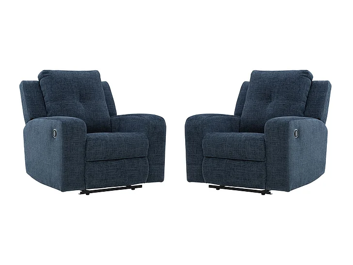 Danum Recliner in Ink 3880629 (Set of 2)