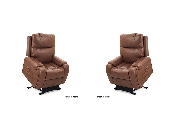 UltraComfort Sedona Medium Power Lift Recliner in Acorn UC478-SAC (Set of 2)