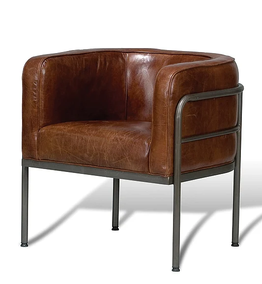 Sarreid Encore IHF Breda Chair in Aged Metal 28884