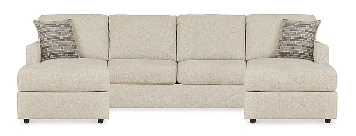 Edenfield 4-Piece Sectional Set in Linen