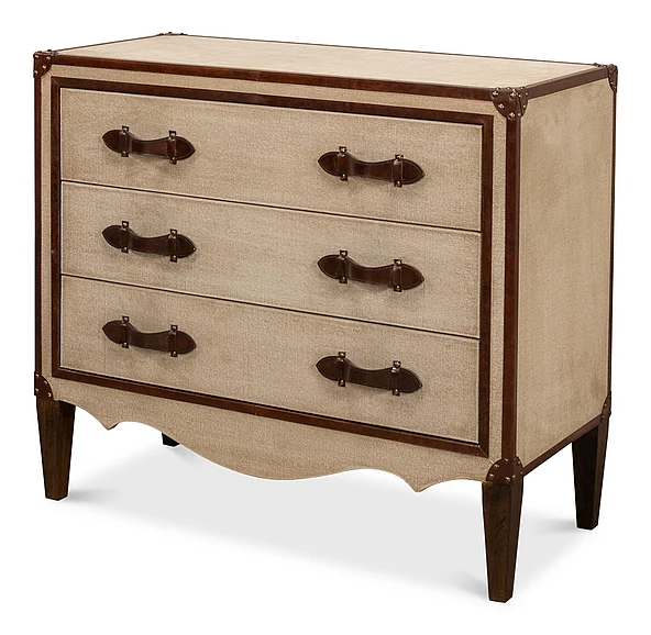 Sarreid French Art Deco Commode in Natural 29039