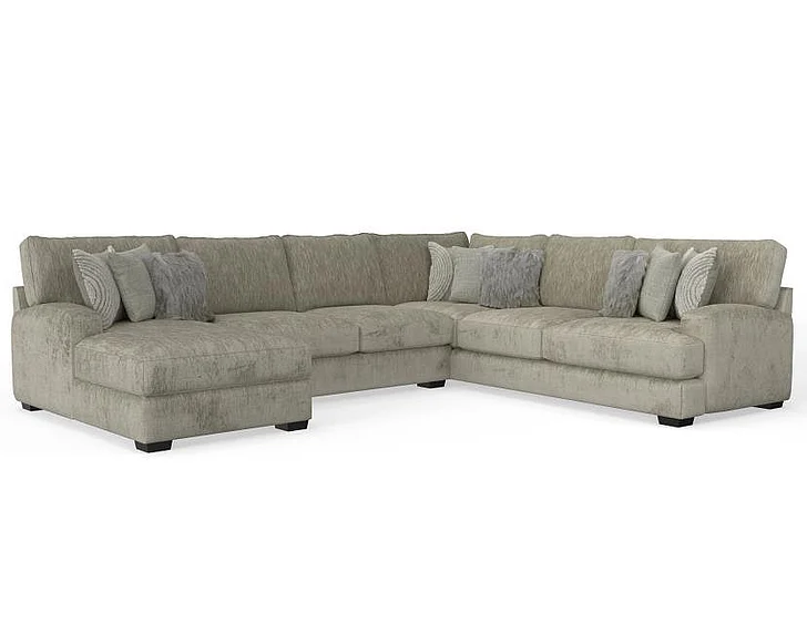 Corinthian 2910S Captiva Sectional in Luscious Doe FG2910 3PC
