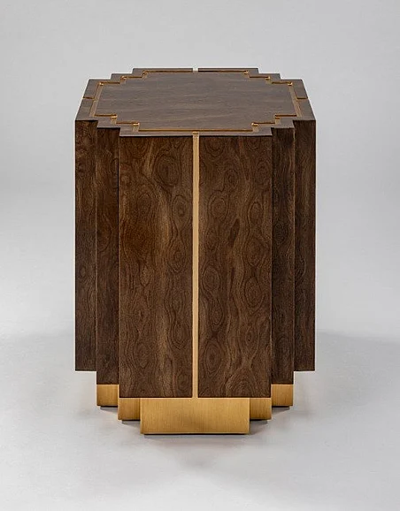 Artmax End Table in Walnut 2939-ET