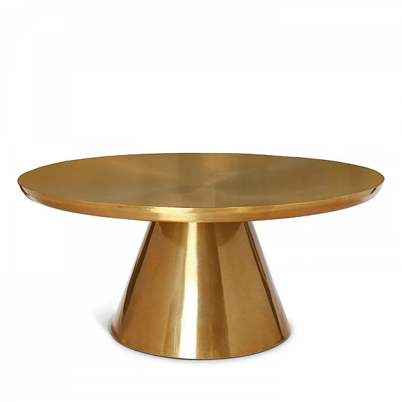 Meridian Martini Coffee Table in Brushed Gold 239-C