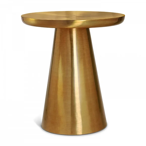 Meridian Martini End Table in Brushed Gold 239-E