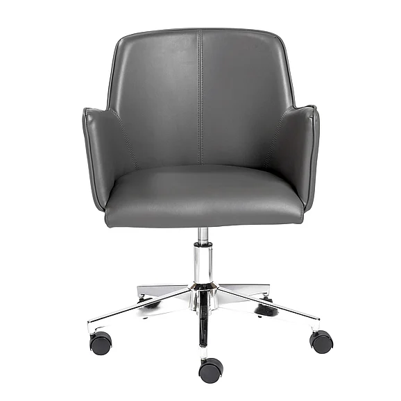 Euro Style Sunny Pro Office Chair in Gray with Chrome Base 29724GRY CLOSEOUT