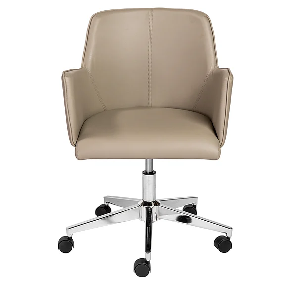 Euro Style Sunny Pro Office Chair in Taupe with Chrome Base 29724TPE CLOSEOUT