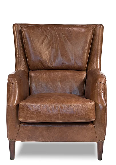 Sarreid Encore IHF Baker Arm Chair in Cuba Brown 29766