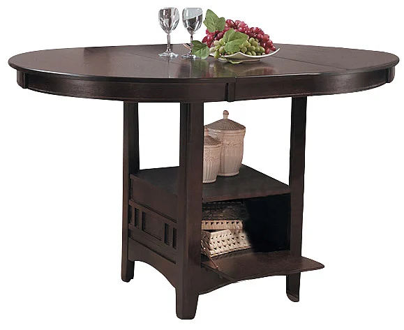 Homelegance Junipero Counter Height Table in Dark Cherry 2423-36