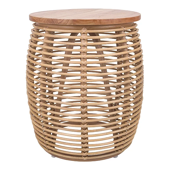 NPD Iris Rattan Side/ End Table, Honey 4900017