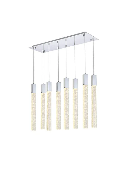 Elegant Weston 8 Lights Pendant in Chrome 2066D36C