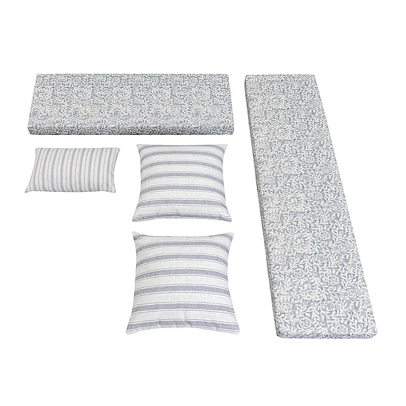 Linon Furniture Norah 5 Pc Vine Nook Cushion Set 90373VINE05ASU