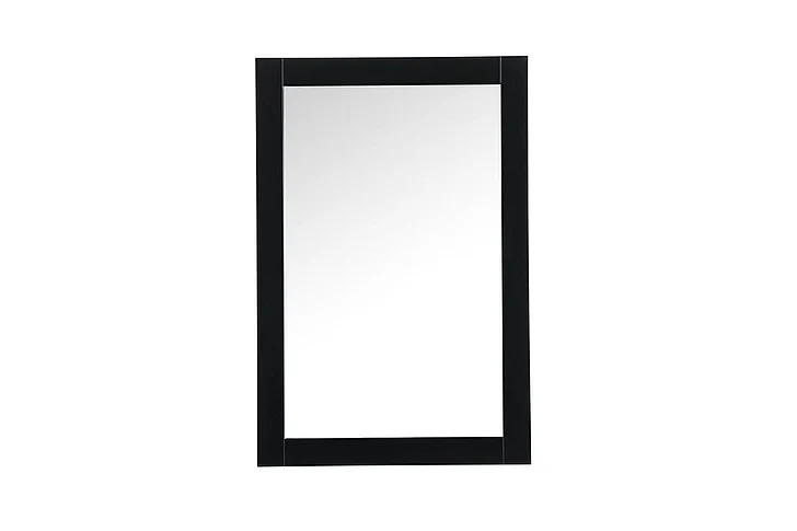 Elegant Aqua Vanity Mirror 24X36 In. in Black VM22436BK
