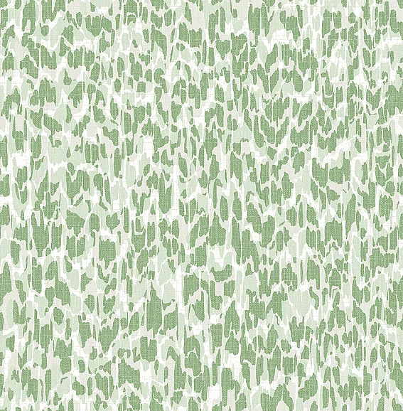 York A-Street Prints Flavia Green Animal Print Wallpaper (Double Roll) 4014-26430