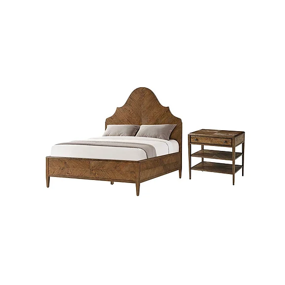 Theodore Alexander Nova 2pc Bedroom Set in Dusk