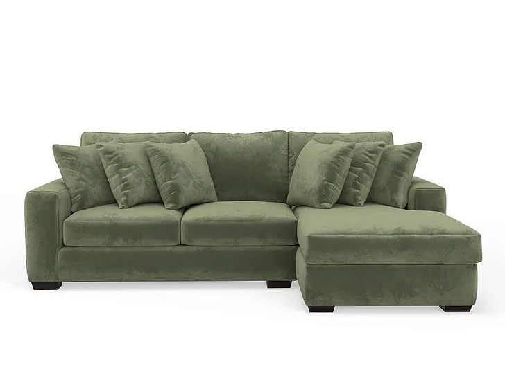 Corinthian 2000 Rayne 2pc Sectional Set in Pamela Agate