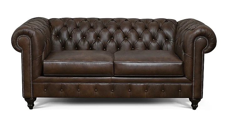 Tennessee Custom Rondell Leather Loveseat 2R06LNR