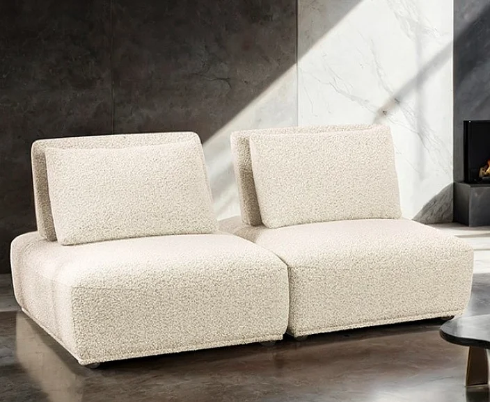 Furniture of America Stavanger 2-Seater in Beige FM63001BG-B
