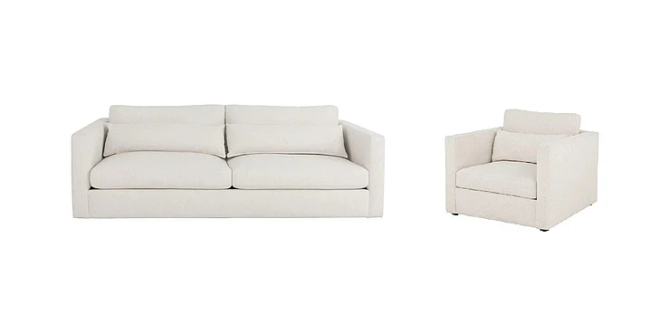 Fairfield Chair Banks 2pc 100in. Sofa Set - Featured Combination