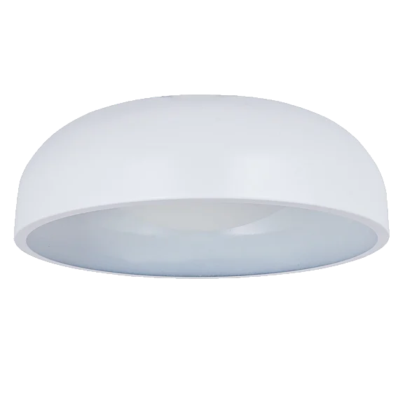 Abra 13" 3CCT Inner Curve Flushmount in Matte White 30075FM-MW-Lynx
