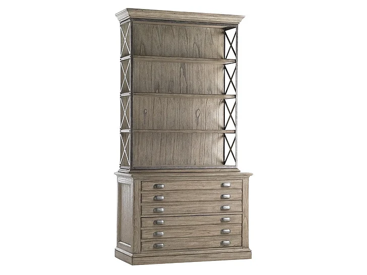 Sligh Barton Creek Johnson File Chest w/ Deck in Driftwood