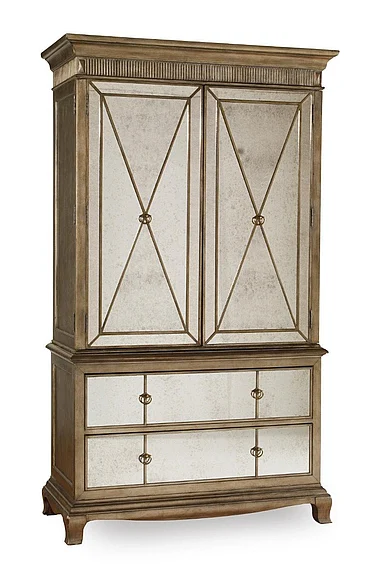 Hooker Furniture Sanctuary Mirrored Armoire 3016-90013