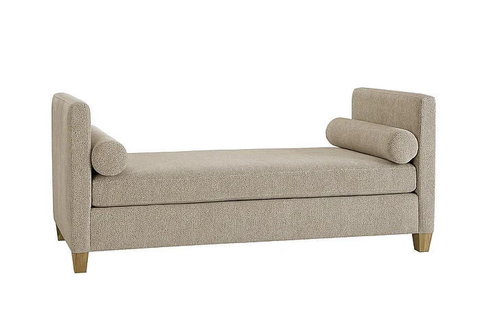 Vaughan-Bassett Upholstered Daybed in Tan Antelope 834-303T