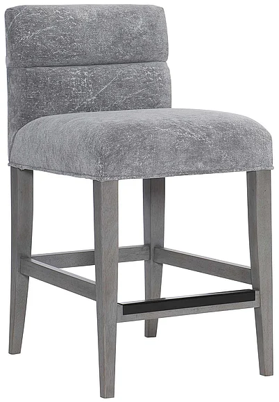 Bernhardt Interiors Hyde Non-Brushed/Plain Frame Counter Stool (Set of 2) 305-587N