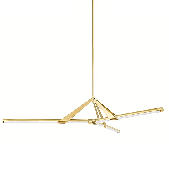 Hudson Valley Lighting Jonas Chandelier in Aged Brass 3062-AGB