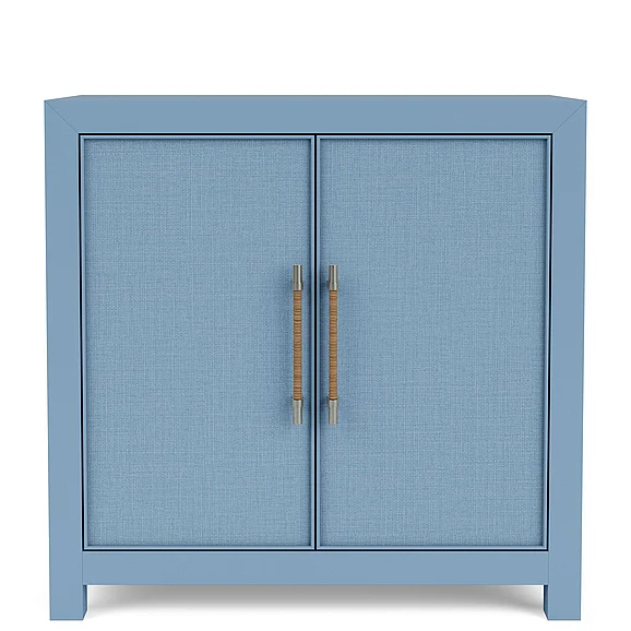 Riverside Furniture Rosalie 2-Door Accent Chest in Cabana Blue 30764