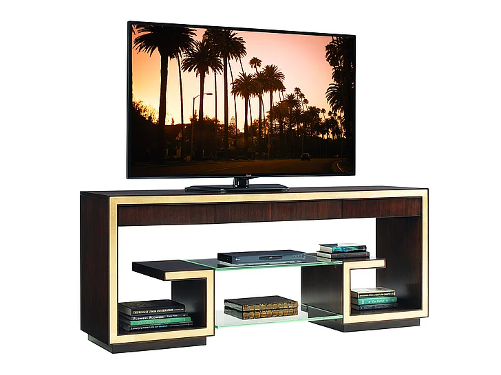 Sligh Bel Aire Rodeo Media Console in Brushed Brass 307HW-660