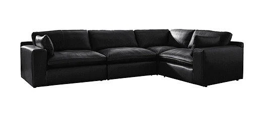 Ashley Furniture Emilia 4-Piece Sectional Set in Black