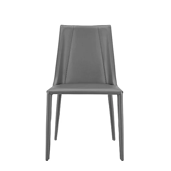 Euro Style Kalle Side Chair in Gray 30914-GRY-MP1