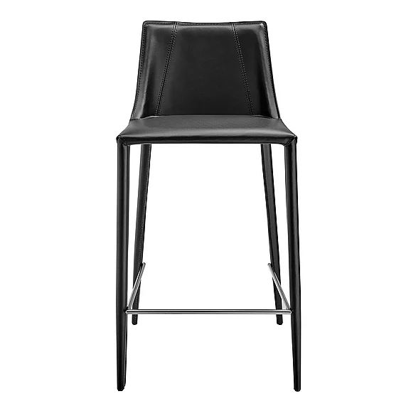 Euro Style Kalle Counter Stool in Black (Seat Height: 26") 30916-BLK-MP1