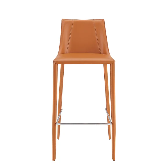 Euro Style Kalle Bar Stool in Cognac 30918-COG-MP1