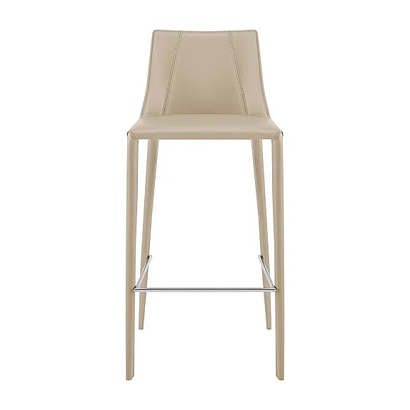Euro Style Kalle Bar Stool in Taupe 30918-LTGRY-MP1