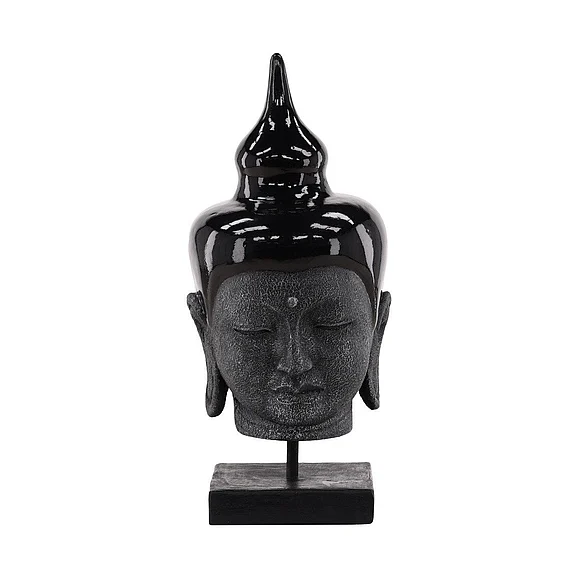 Furniture Classics Buddha Head in Black 64787