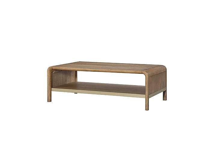 Emma Mason Signature Aurelia Waterfall Cocktail Table in Latte