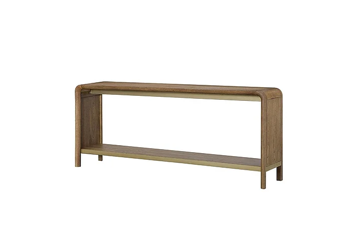 Emma Mason Signature Aurelia Waterfill Console Table in Latte