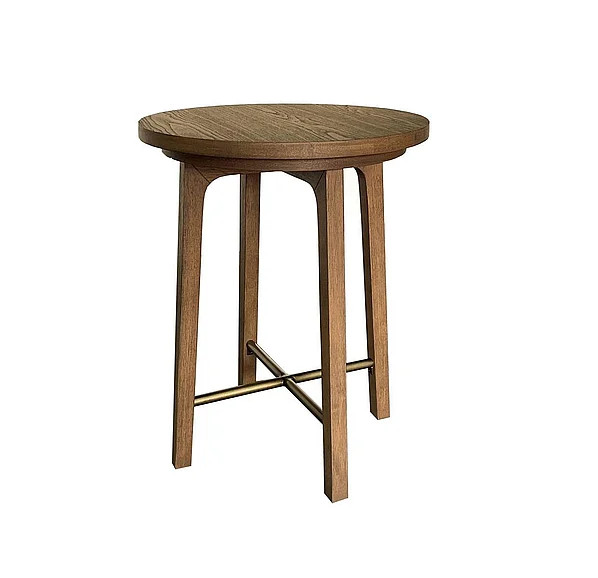 Emma Mason Signature Aurelia X- Base Accent Table in Latte