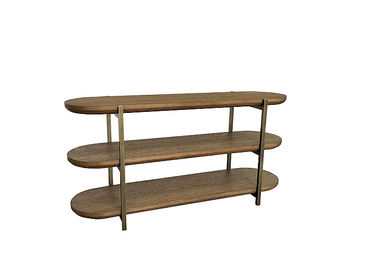 Emma Mason Signature Aurelia Bridges Console Table in Latte