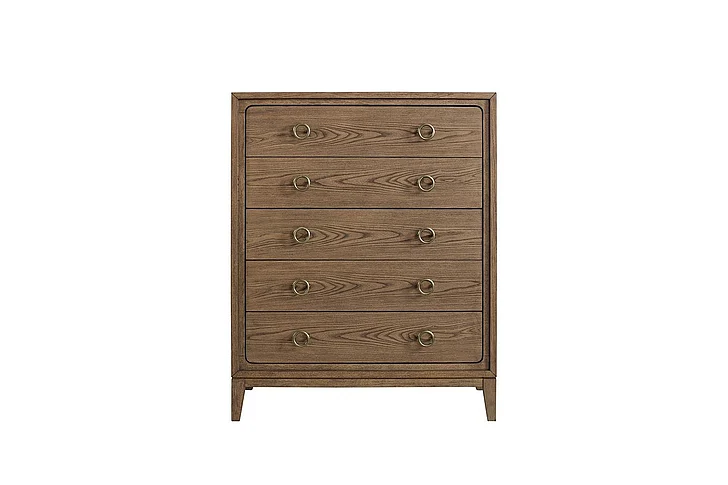 Emma Mason Signature Aurelia 5 Drawer Chest in Latte in Latte