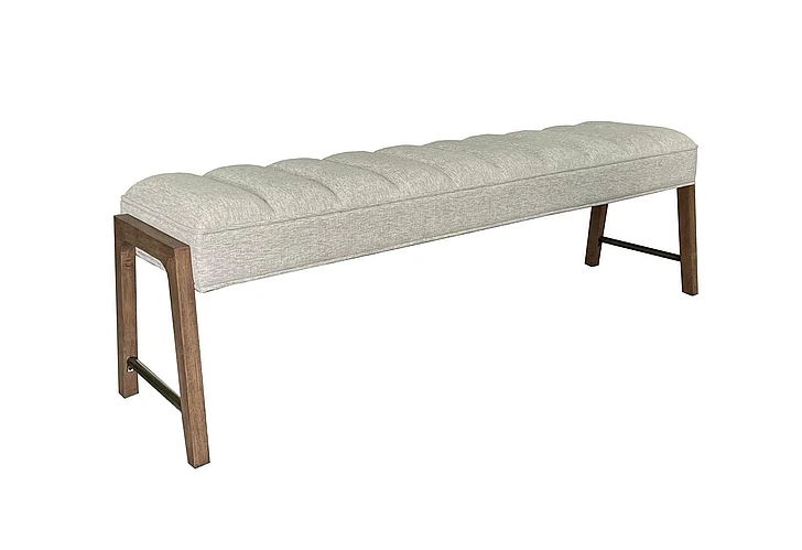Emma Mason Signature Aurelia Latte Bench in Latte