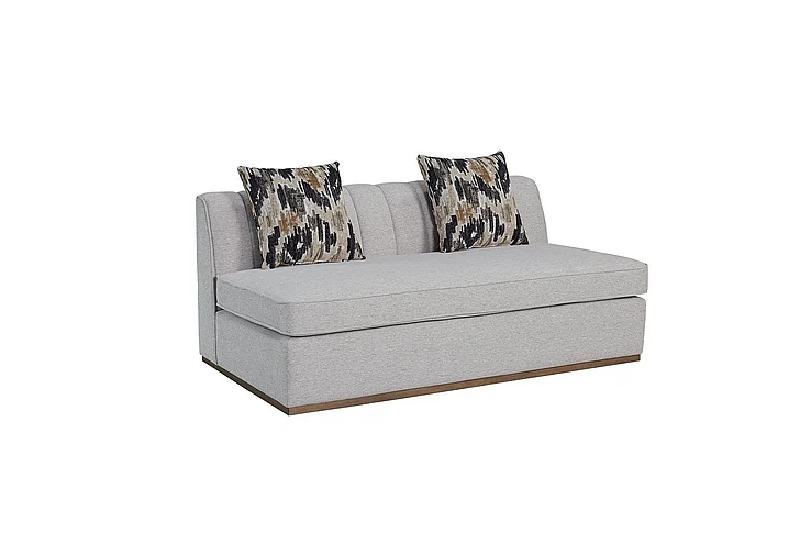 Emma Mason Signature Aurelia Channel Loveseat in White